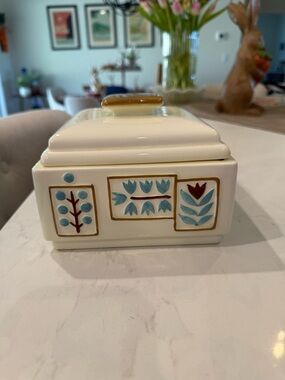 Vintage Mid century modern enesco cannister/ decorative box